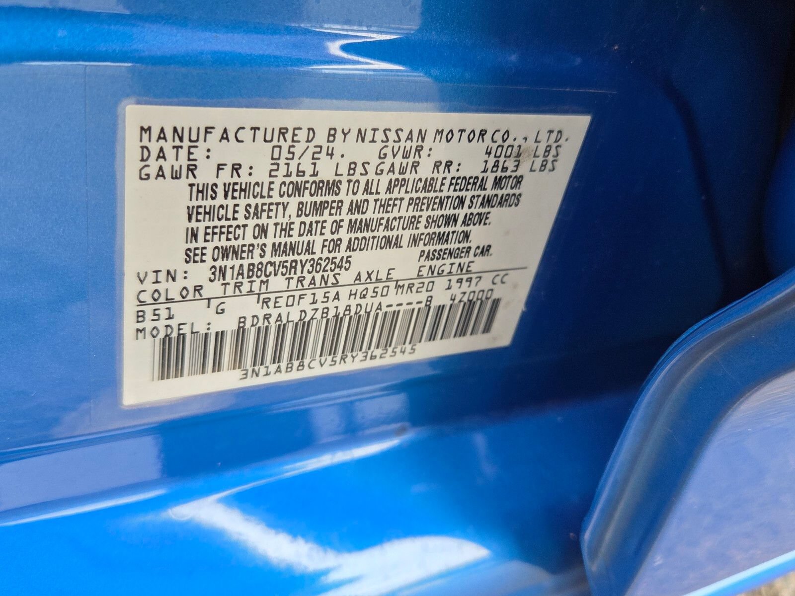 Used 2024 Nissan Sentra SV FWD image 19