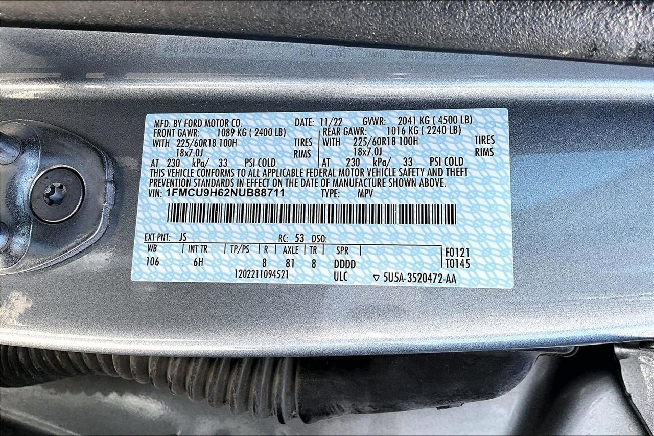 Used 2022 Ford Escape SEL AWD/4WD image 21