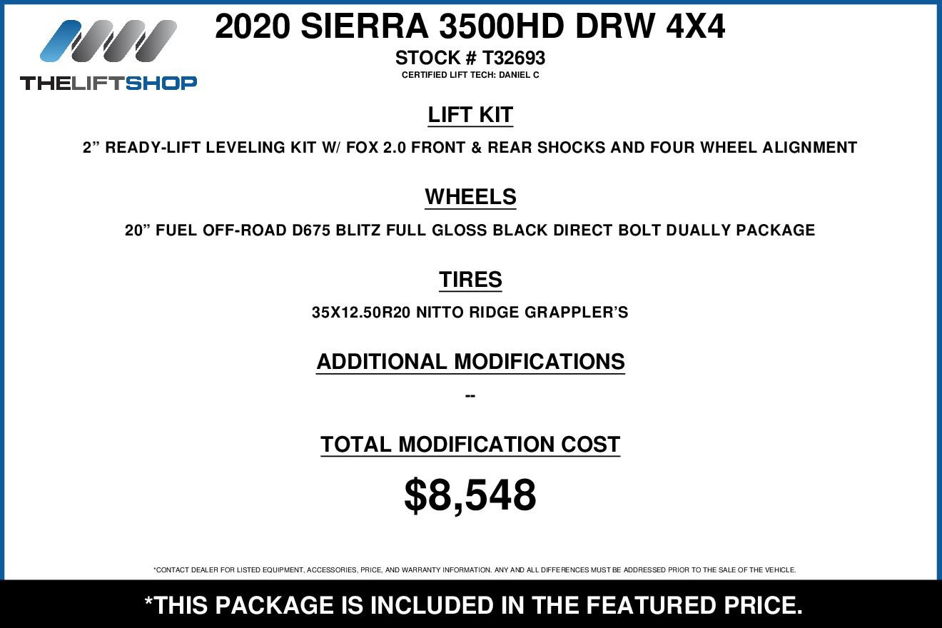Used 2020 GMC Sierra 3500 Denali w/ Denali Ultimate Package AWD/4WD image 2
