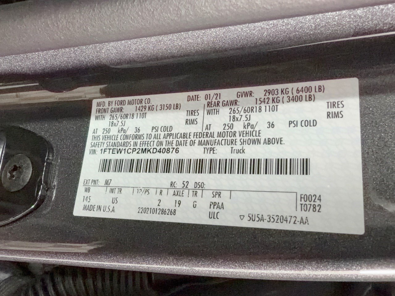 Used 2021 Ford F150 XLT w/ Equipment Group 301A Mid RWD image 32