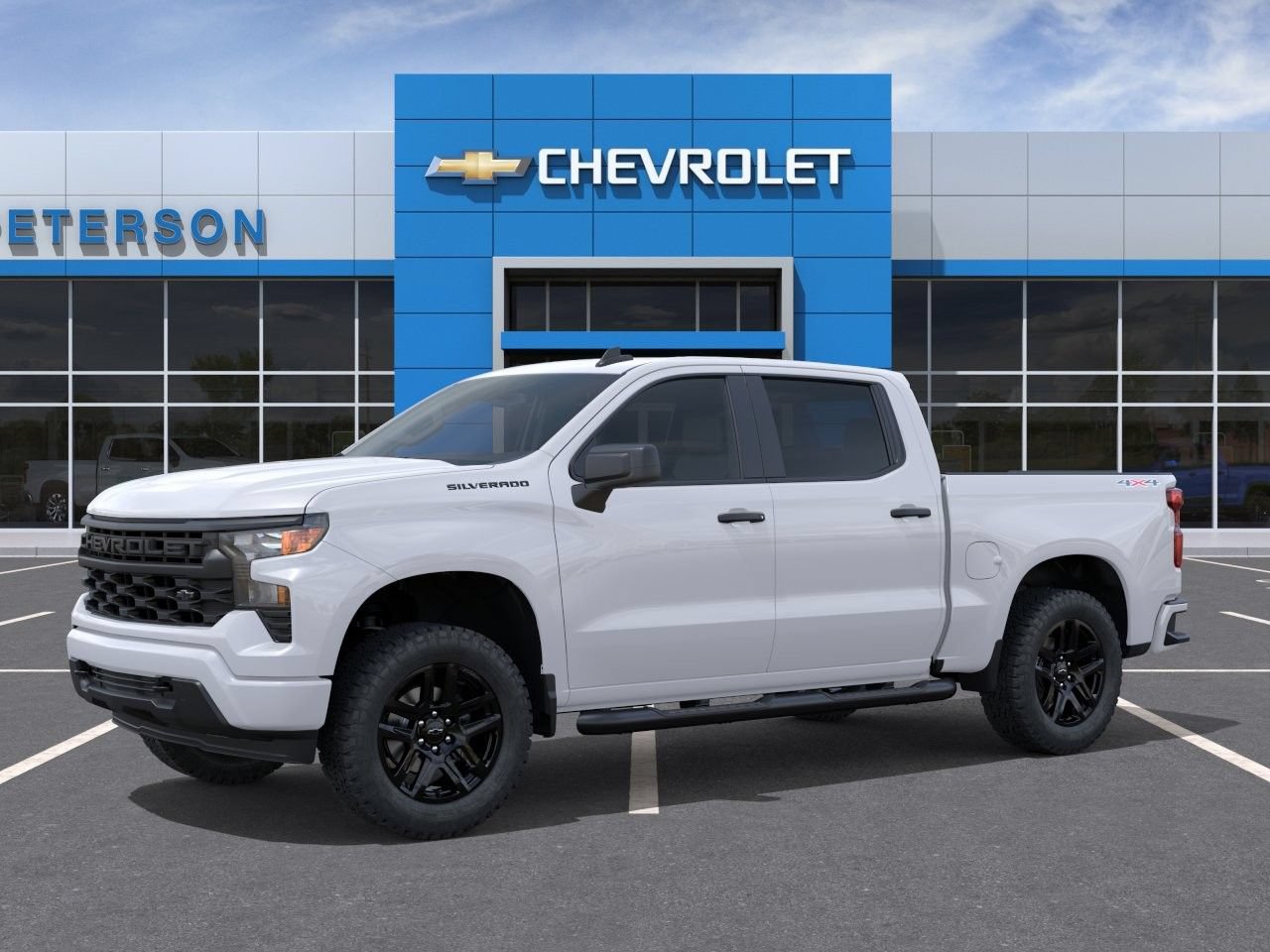 New 2026 Chevrolet Silverado 1500 Custom w/ Turbomax Blackout Package AWD/4WD image 7