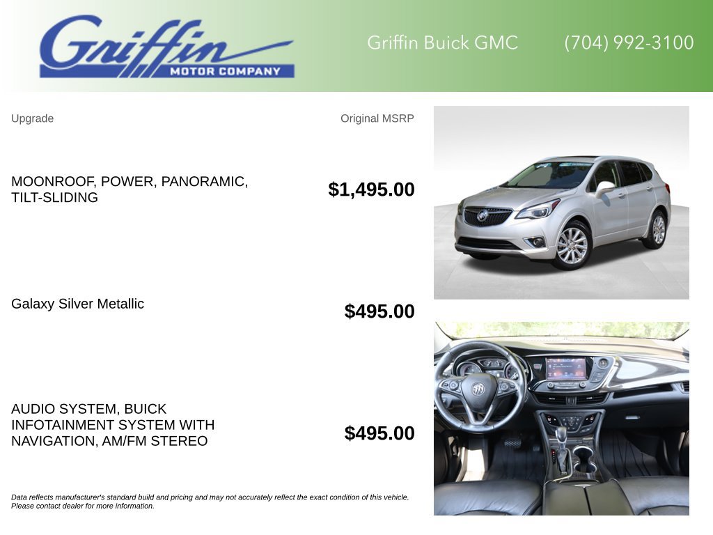 Certified 2019 Buick Envision Essence FWD image 6