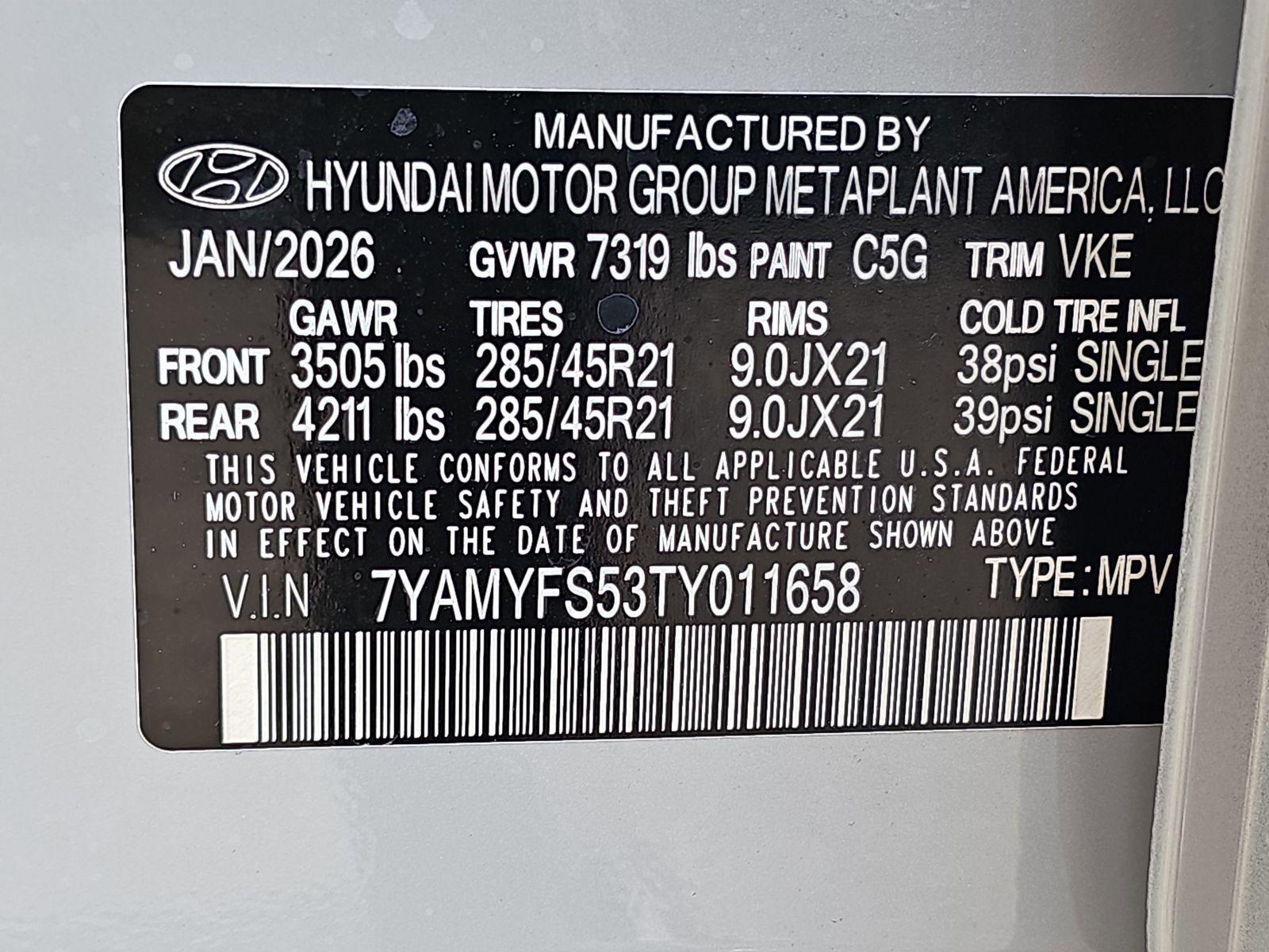 New 2026 Hyundai Ioniq 9 Calligraphy image 44