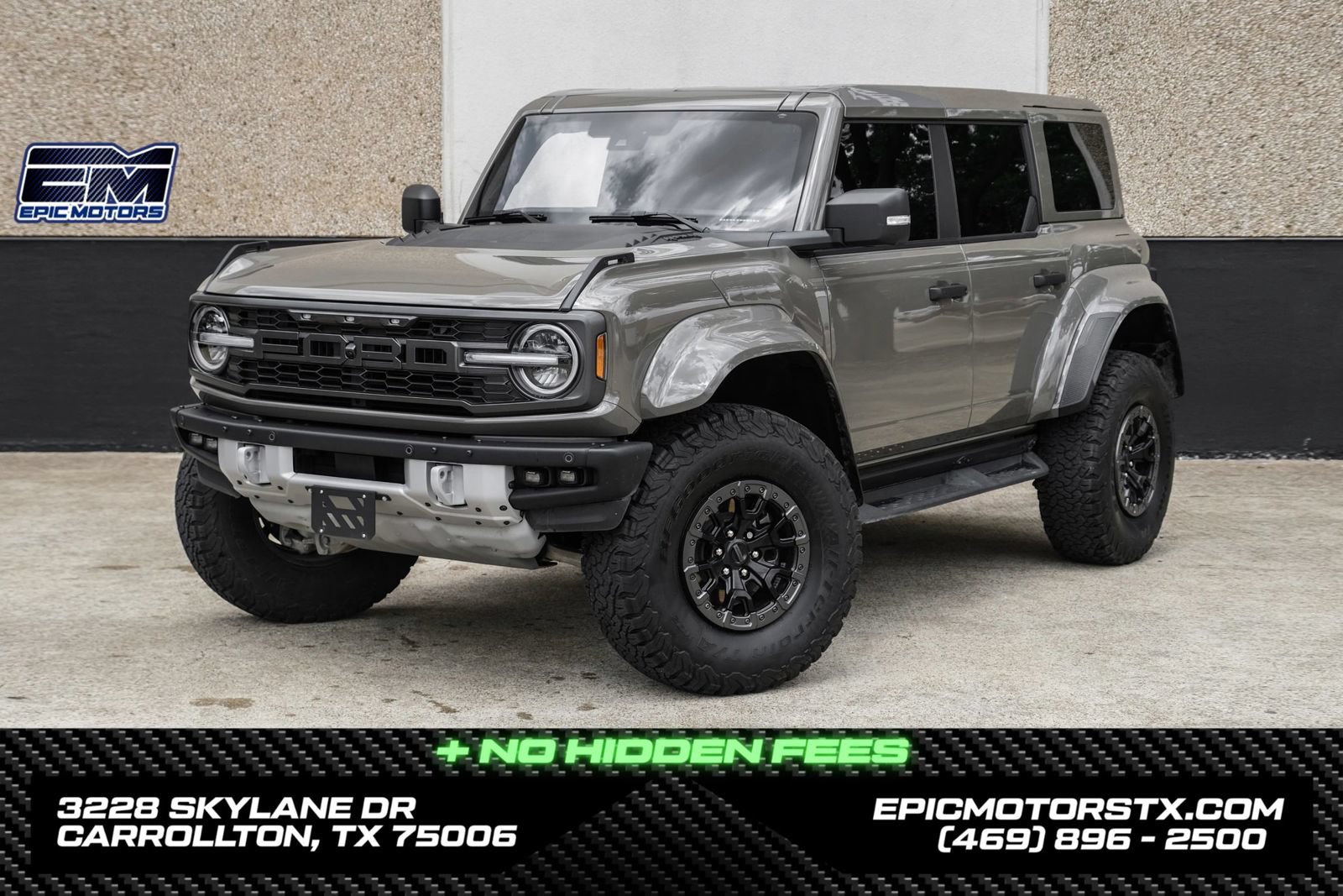 Used 2025 Ford Bronco Raptor w/ Interior Carbon Fiber Pack AWD/4WD image 1