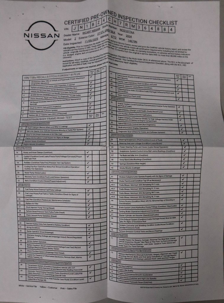 Certified 2024 Nissan Z NISMO w/ Floor Mat Package image 5