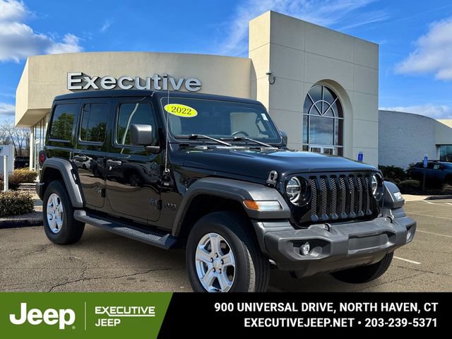 Used 2022 Jeep Wrangler Unlimited Sport w/ Sun And Sound Package AWD/4WD image 1