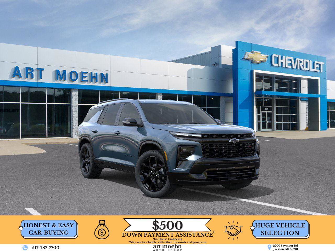 New 2026 Chevrolet Traverse RS w/ LPO, Floor Liner Package