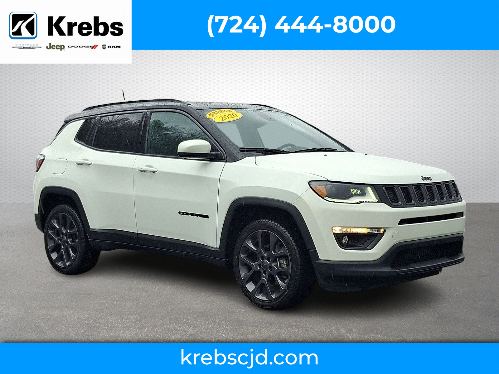 Certified 2020 Jeep Compass High Altitude AWD/4WD image 1