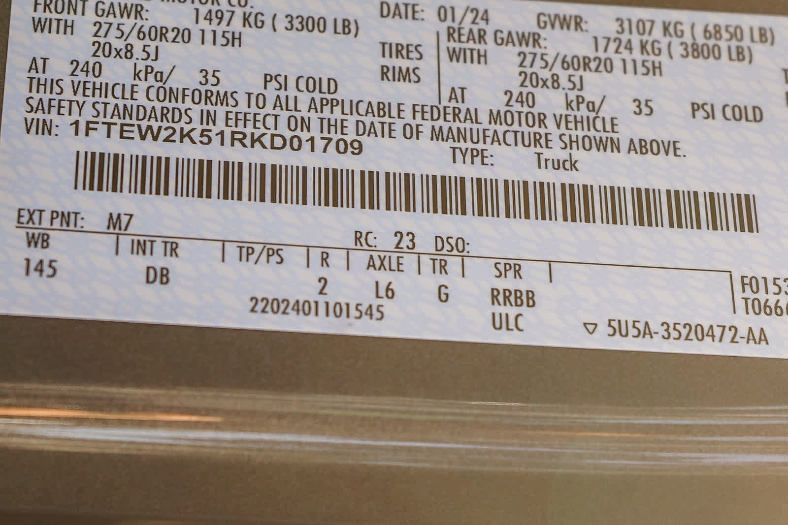 Used 2024 Ford F150 STX w/ STX Black Appearance Package image 28