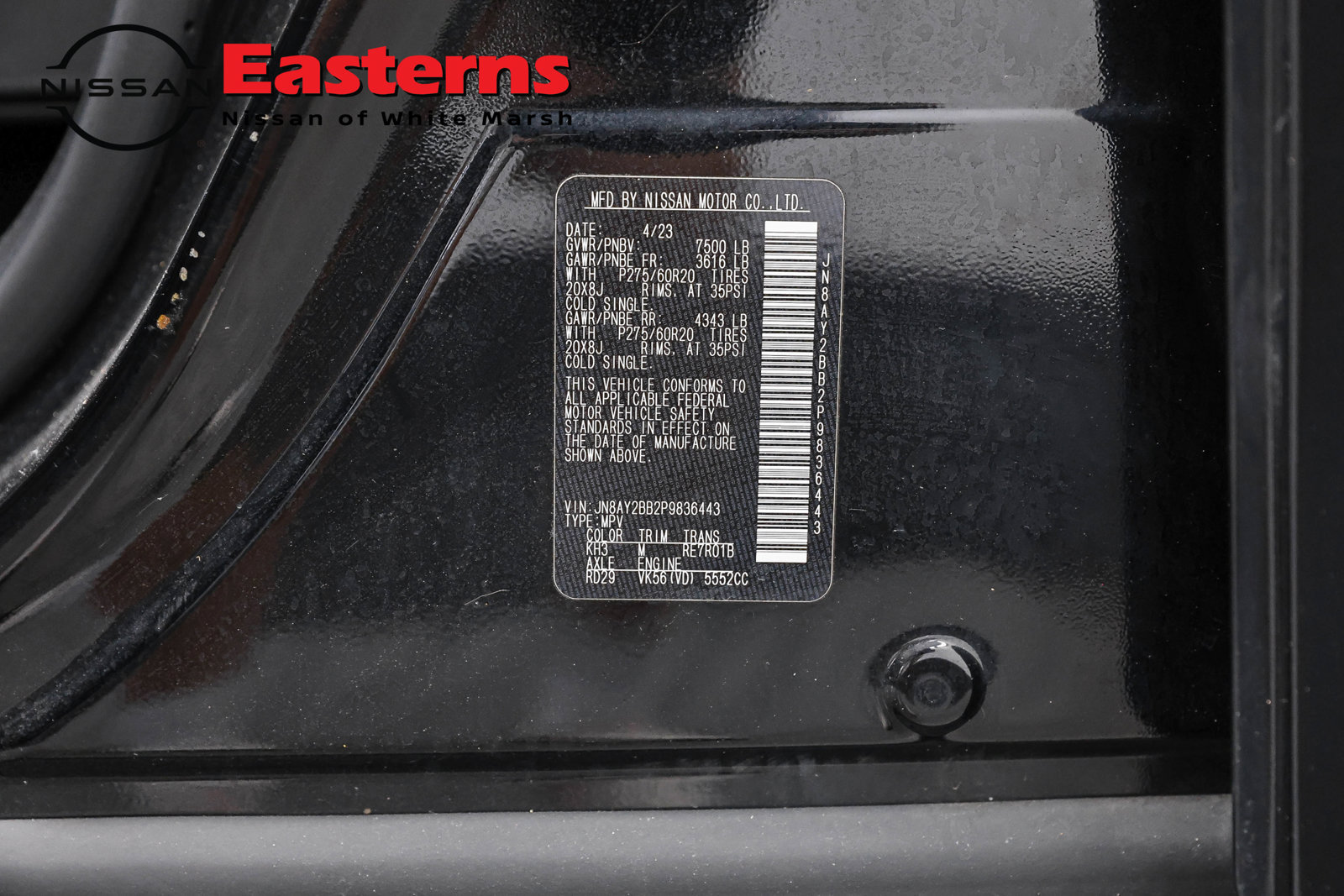 Used 2023 Nissan Armada SL w/ Captain's Chairs Package AWD/4WD image 36