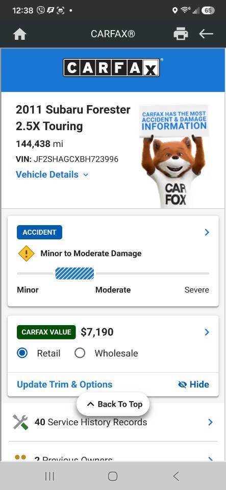 Used 2011 Subaru Forester 2.5X Touring AWD/4WD image 60