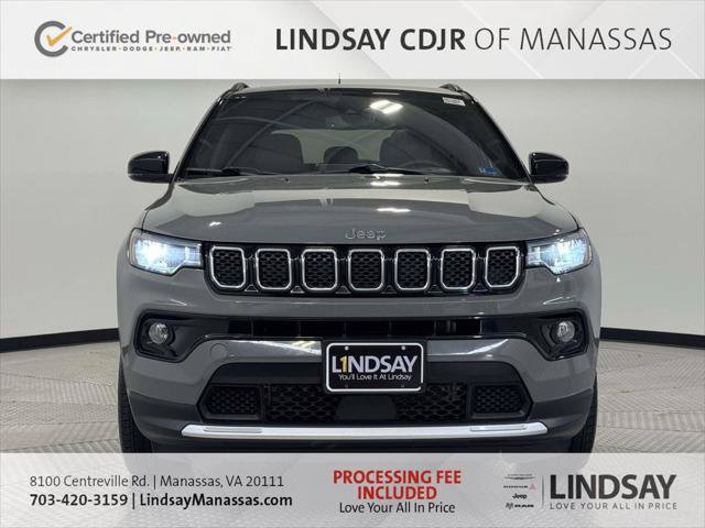 Certified 2023 Jeep Compass Limited w/ Sun and Sound Group AWD/4WD image 3