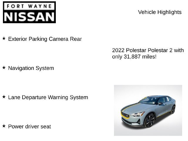 Used 2022 Polestar Polestar 2 w/ Plus Package AWD/4WD image 8