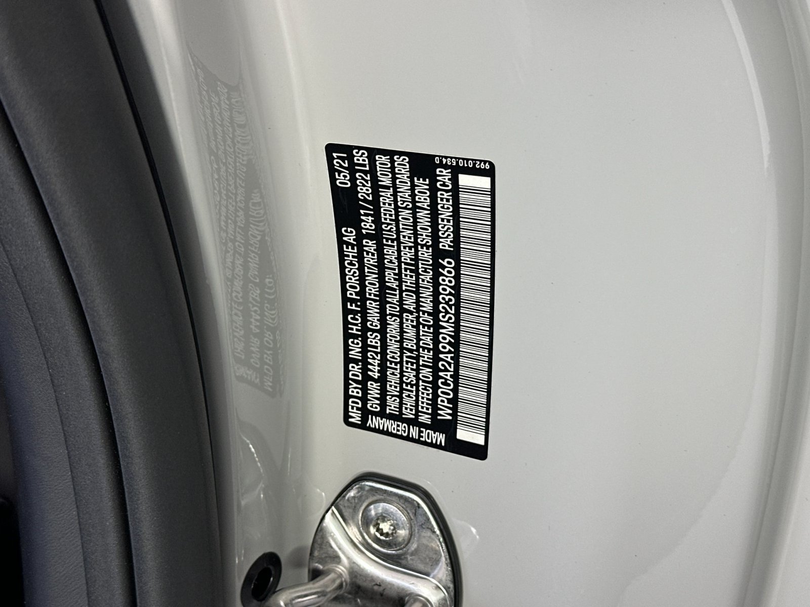 Certified 2021 Porsche 911 GT3 RS image 32