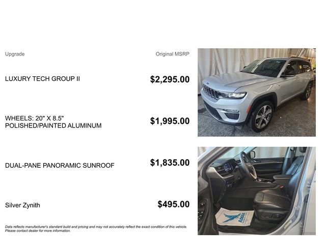 Used 2022 Jeep Grand Cherokee Limited 4xe w/ Luxury Tech Group II image 3