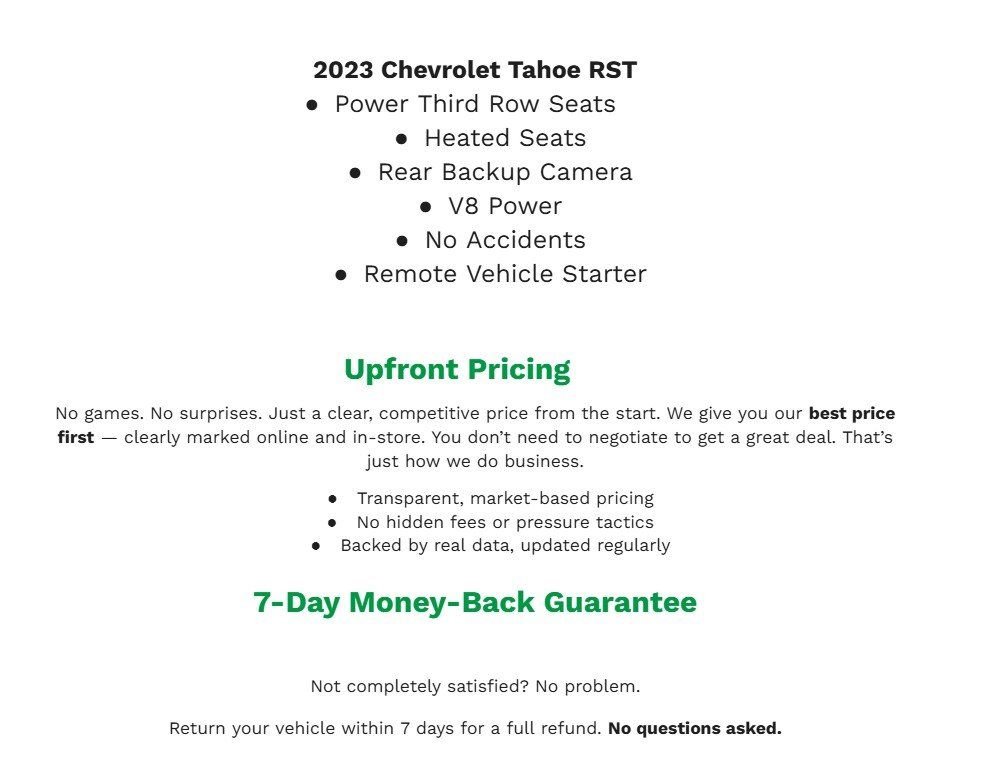 Used 2023 Chevrolet Tahoe RST w/ RST Performance Edition AWD/4WD image 38