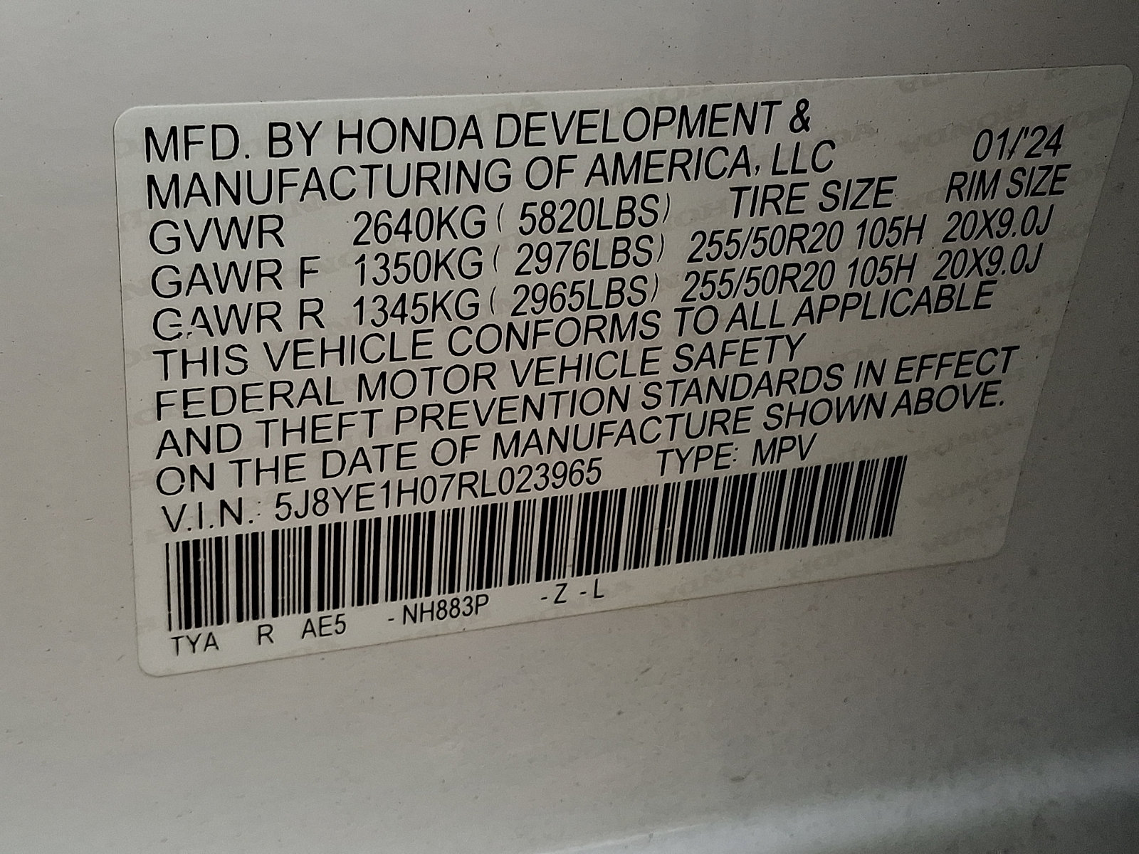 Certified 2024 Acura MDX A-Spec AWD/4WD image 28