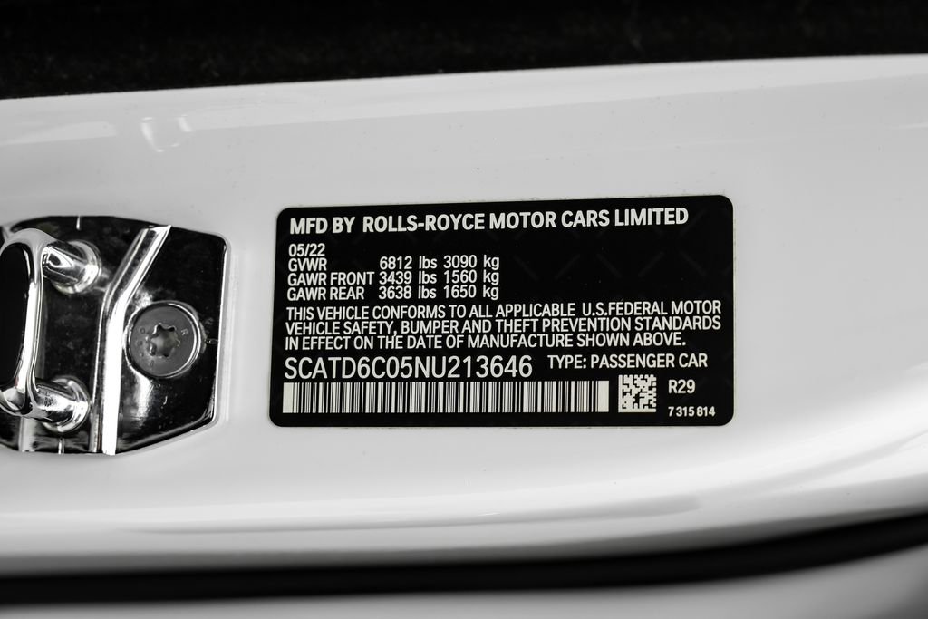 Used 2022 Rolls-Royce Ghost Black Badge AWD/4WD image 58