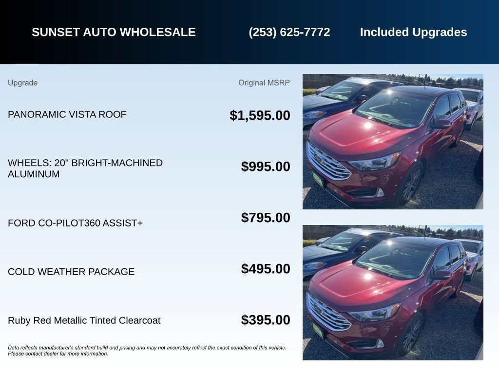 Used 2019 Ford Edge Titanium w/ Cold Weather Package AWD/4WD image 5
