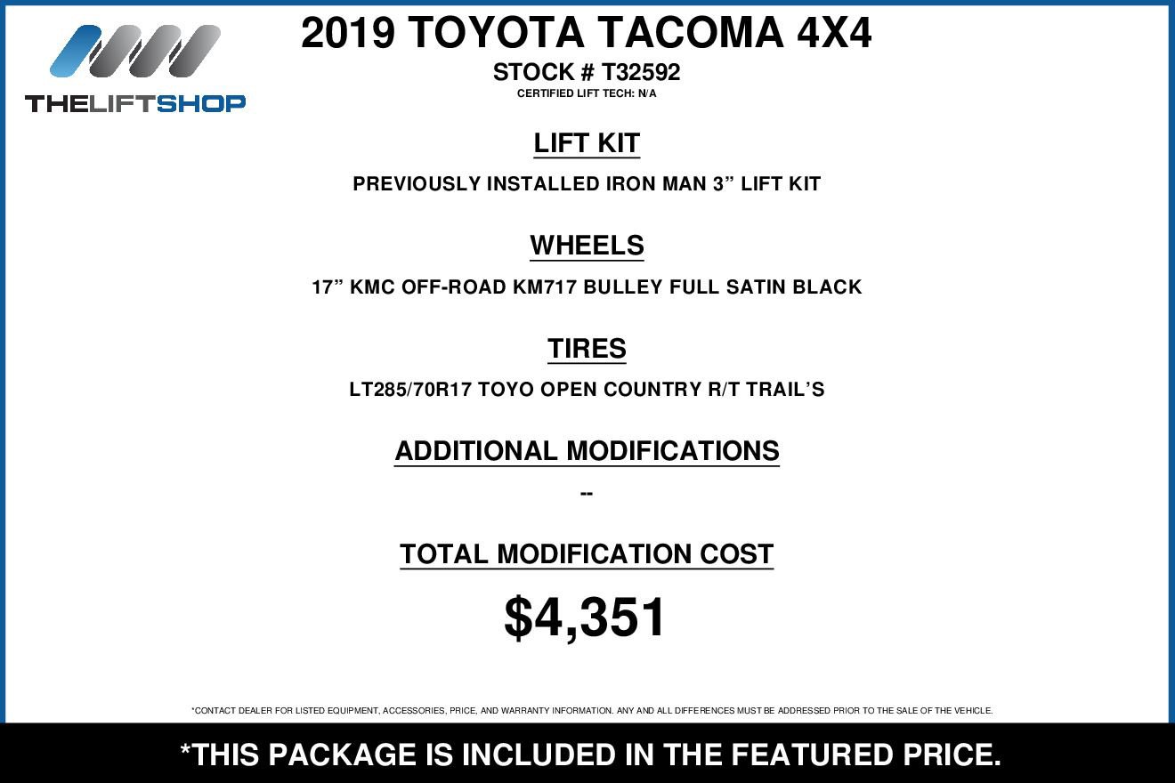 Used 2019 Toyota Tacoma TRD Off-Road w/ Technology Package image 2