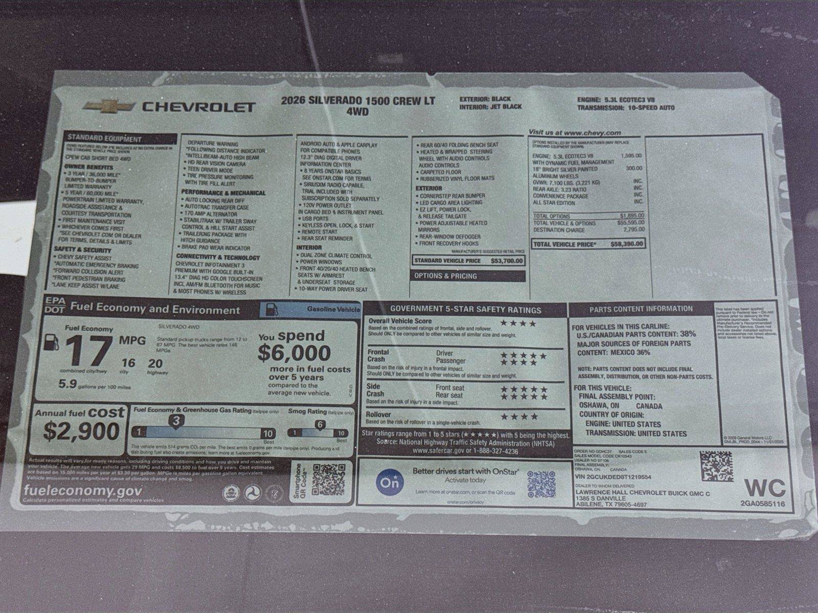New 2026 Chevrolet Silverado 1500 LT AWD/4WD image 20