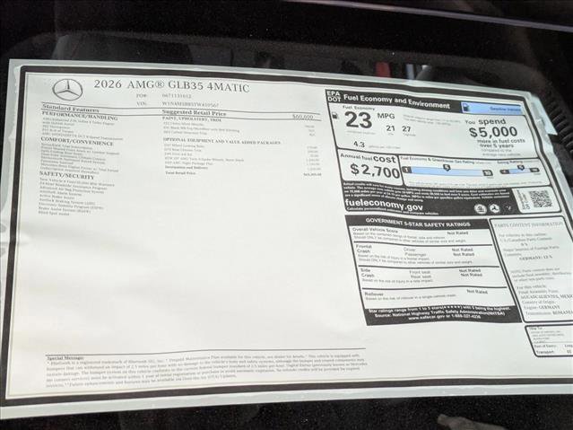 New 2026 Mercedes-Benz GLB 35 AMG 4MATIC image 20