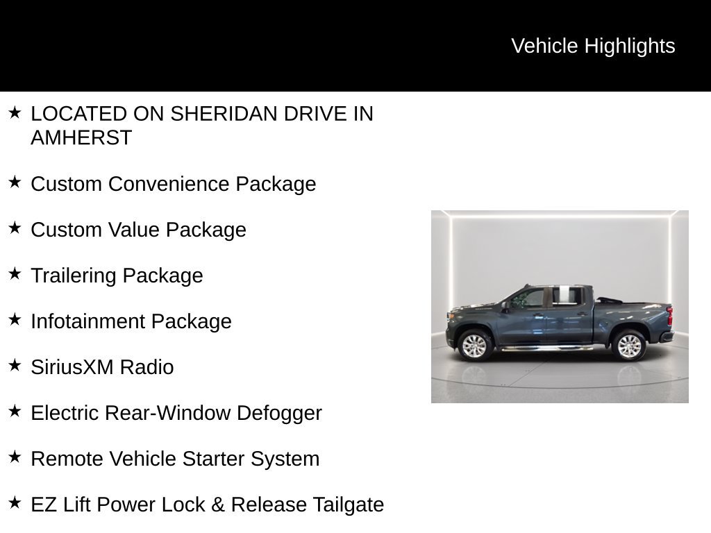 Used 2019 Chevrolet Silverado 1500 Custom w/ Custom Value Package AWD/4WD image 5
