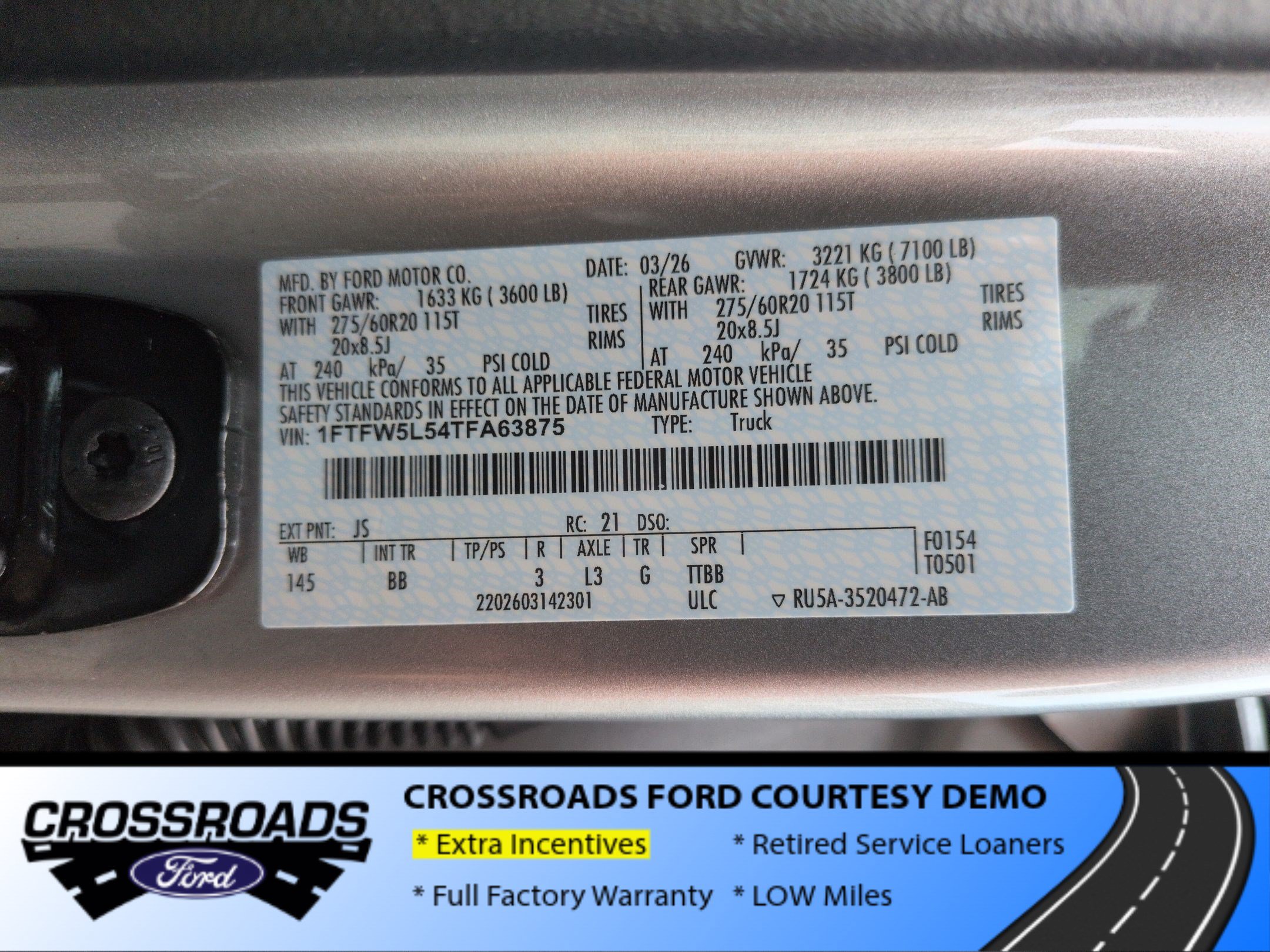 New 2026 Ford F150 Lariat w/ Equipment Group 501A Mid AWD/4WD image 38