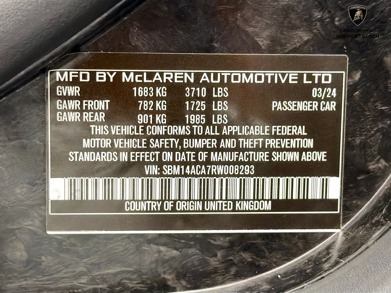 Used 2024 McLaren 750S RWD image 77