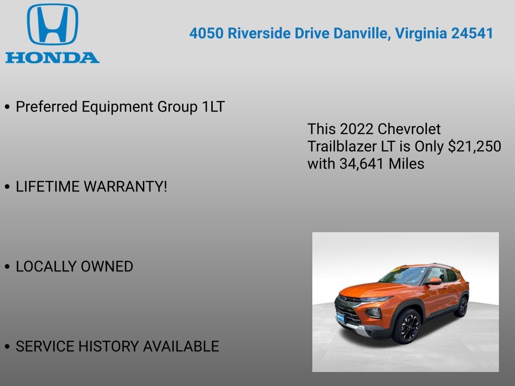 Used 2022 Chevrolet TrailBlazer LT AWD/4WD image 7
