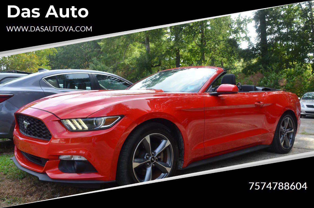 Used 2016 Ford Mustang Convertible w/ Equipment Group 051A RWD image 1