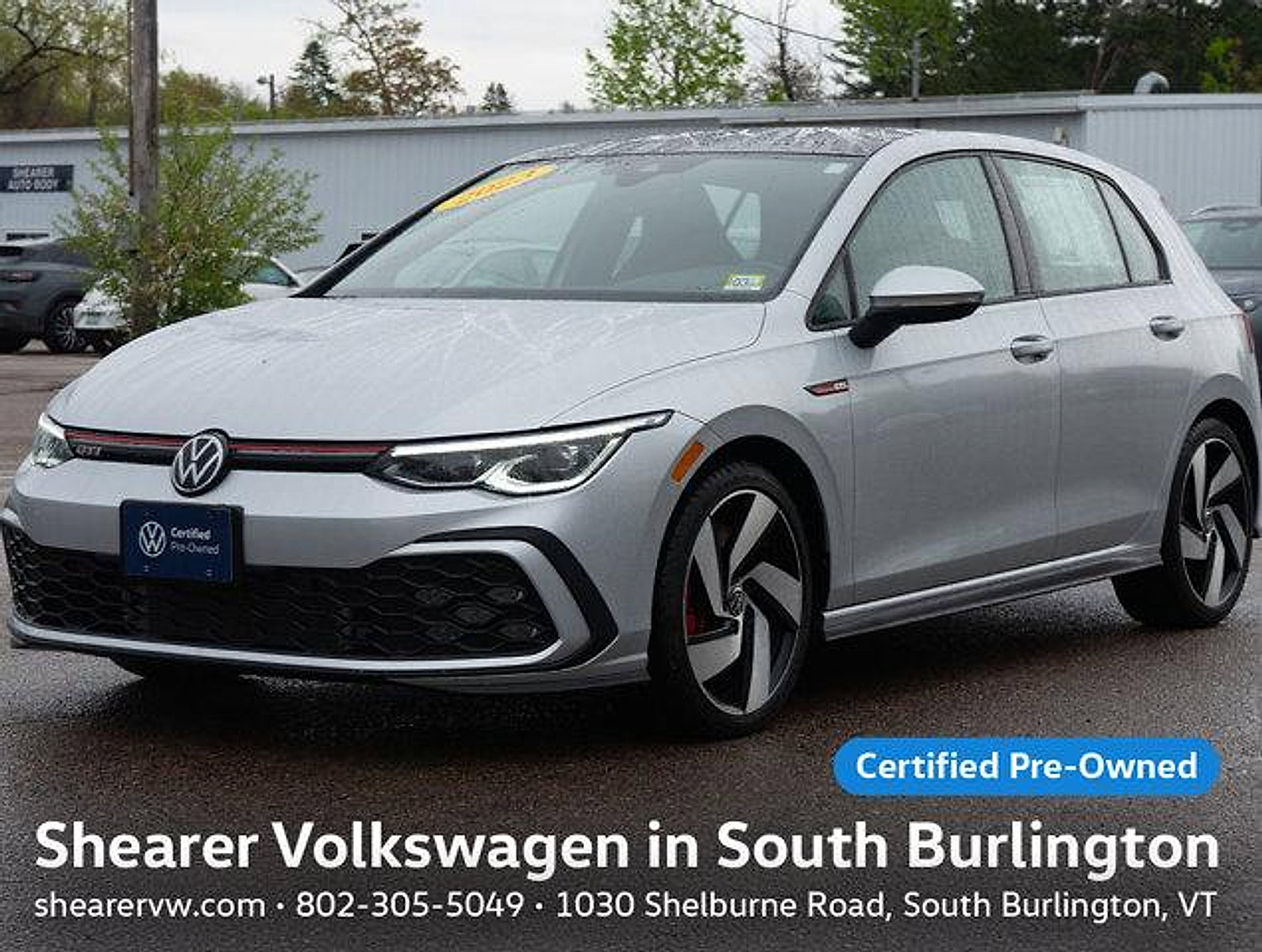 Certified 2023 Volkswagen GTI SE FWD image 1