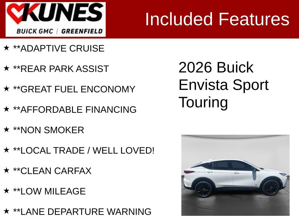 Used 2026 Buick Envista Sport Touring w/ Convenience I Package FWD image 3