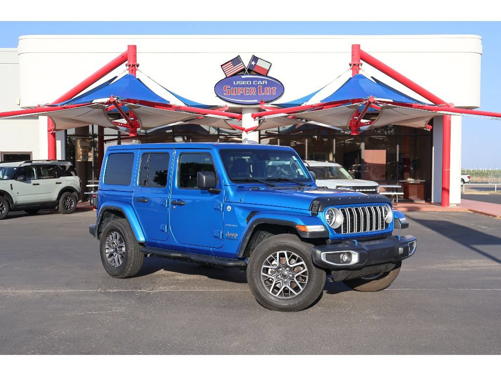 Used 2024 Jeep Wrangler Unlimited Sahara w/ Technology Group
