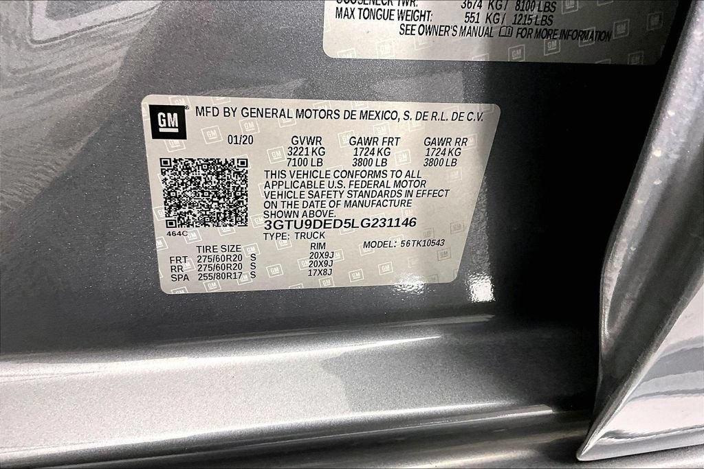 Used 2020 GMC Sierra 1500 SLT AWD/4WD image 16