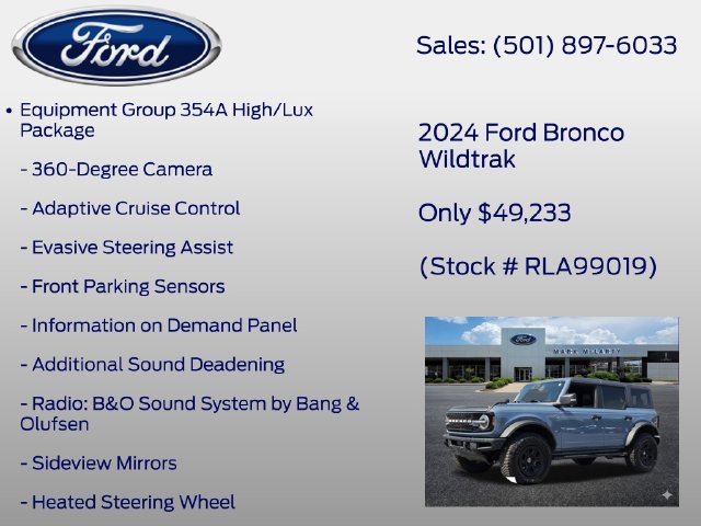 Certified 2024 Ford Bronco Wildtrak AWD/4WD image 7