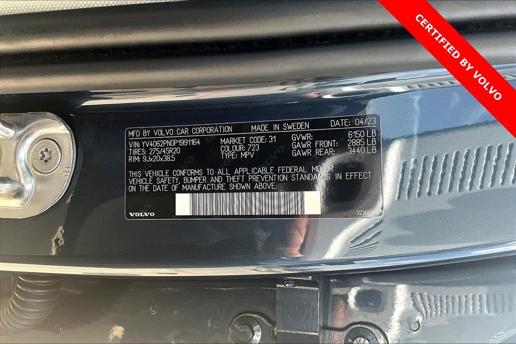 Certified 2023 Volvo XC90 B6 Plus image 45