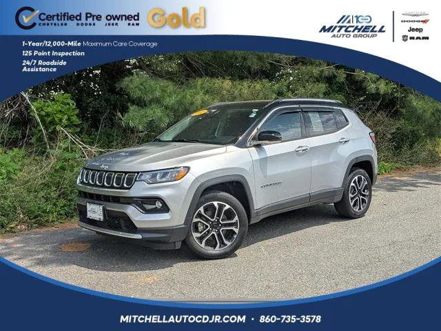 Certified 2022 Jeep Compass Limited w/ Sun and Sound Group