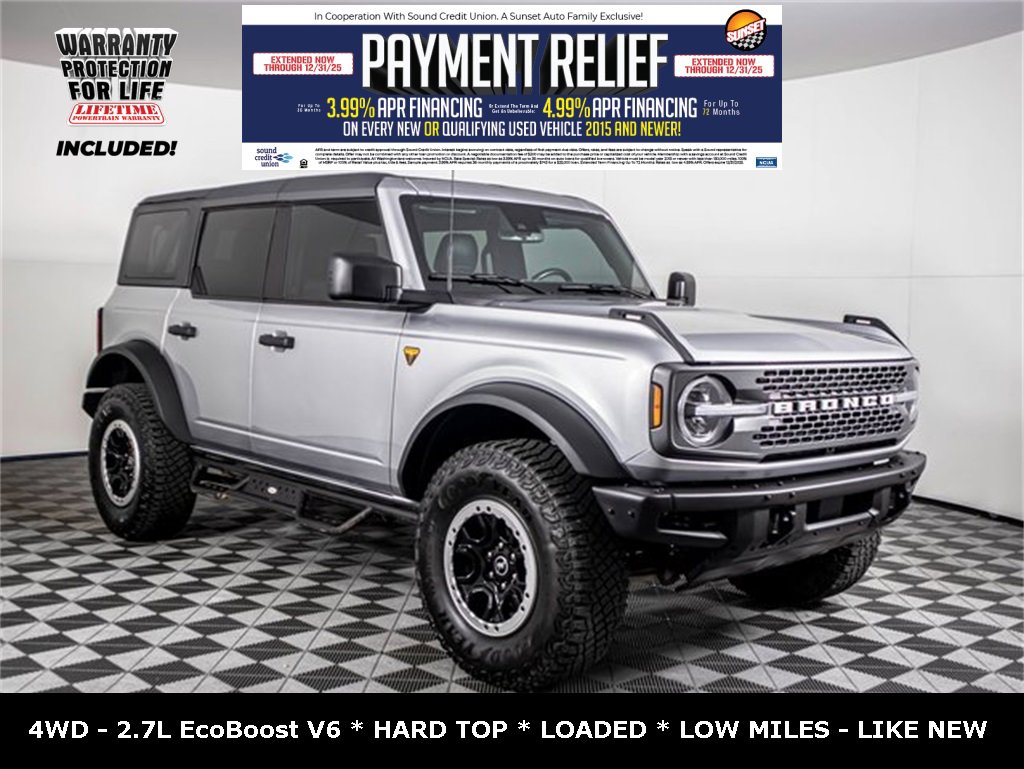 Used 2022 Ford Bronco Badlands w/ Sasquatch Package