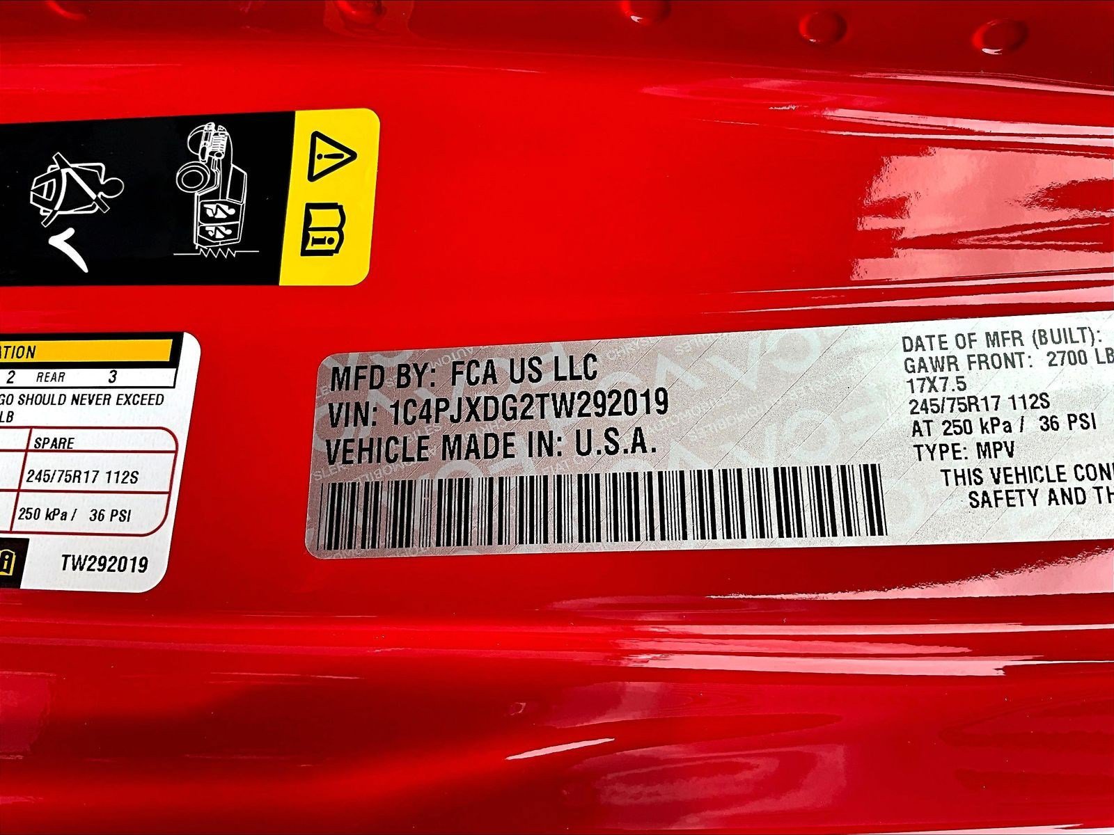 New 2026 Jeep Wrangler Unlimited Sport AWD/4WD image 19