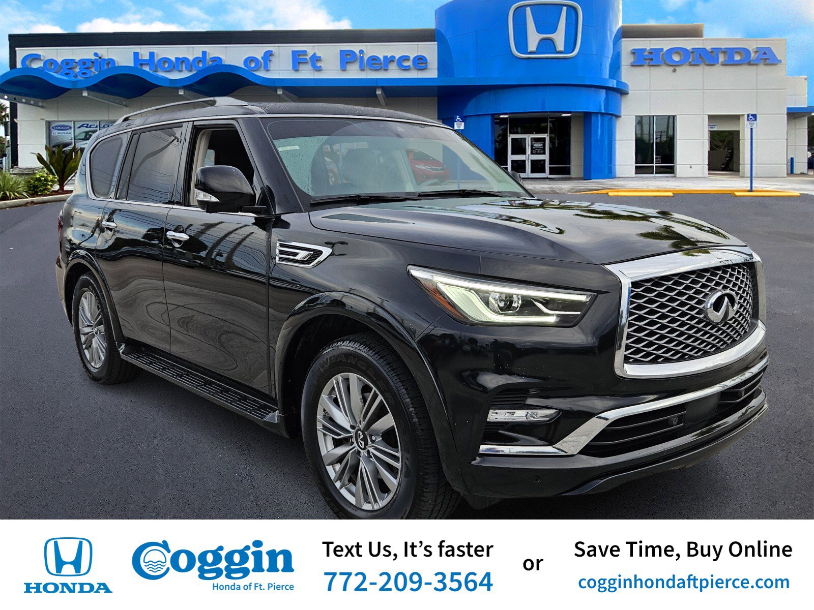 Used 2021 INFINITI QX80 Luxe