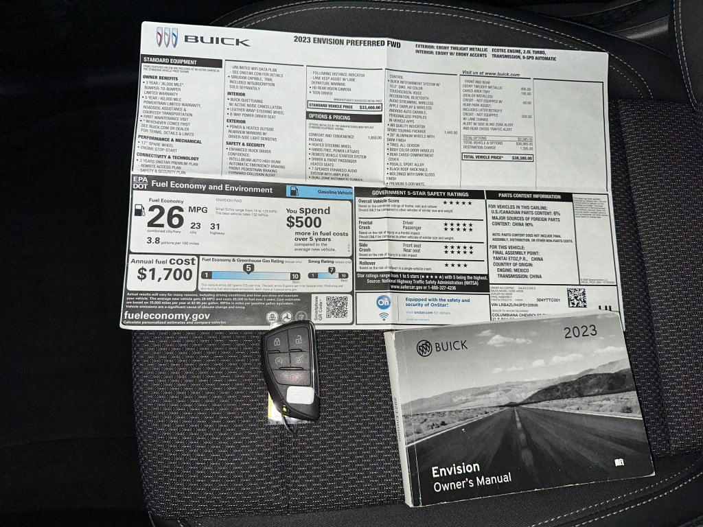 Certified 2023 Buick Envision Preferred image 17