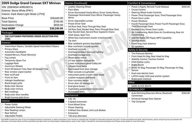 Used 2009 Dodge Grand Caravan SXT FWD image 1