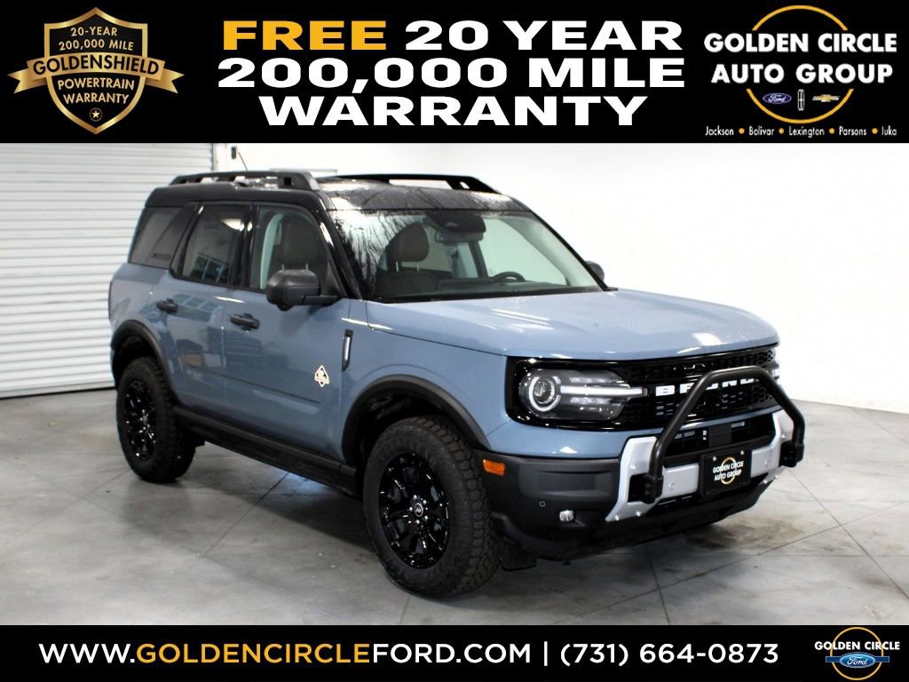 New 2025 Ford Bronco Sport Outer Banks w/ Sasquatch Outer Banks Package AWD/4WD 360° Tour
