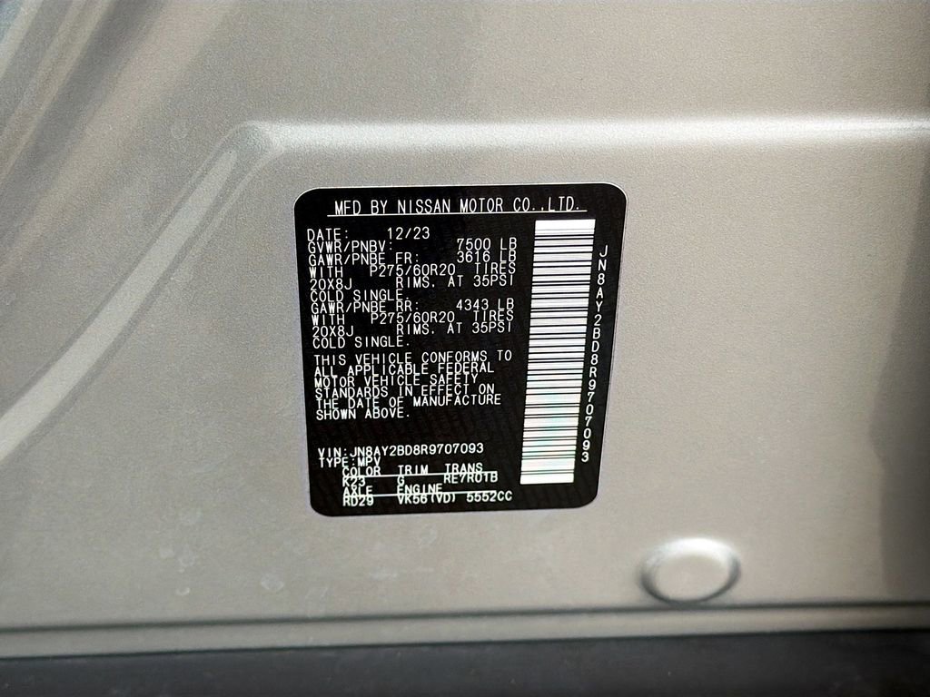 Used 2024 Nissan Armada SL image 47