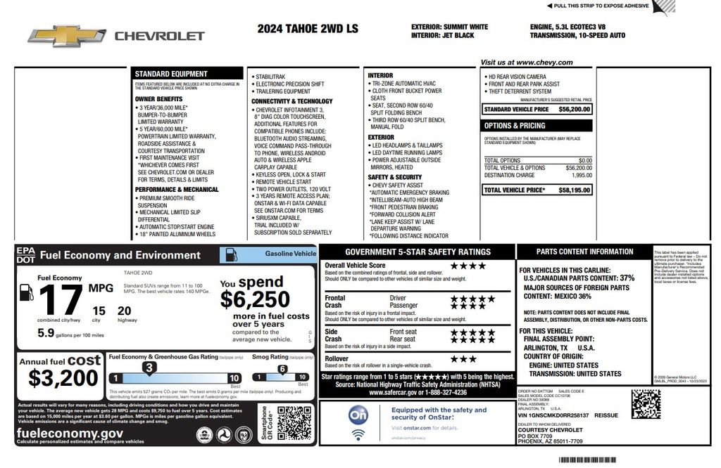 Used 2024 Chevrolet Tahoe LS image 3