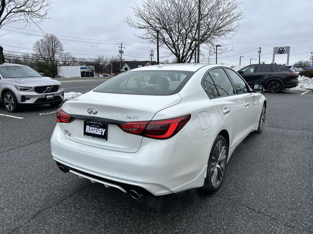 Certified 2023 INFINITI Q50 Sensory image 8