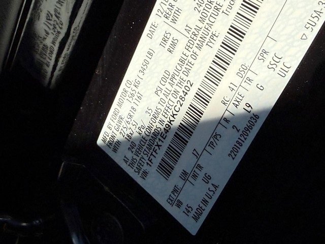 Used 2019 Ford F150 XLT w/ Equipment Group 302A Luxury image 17