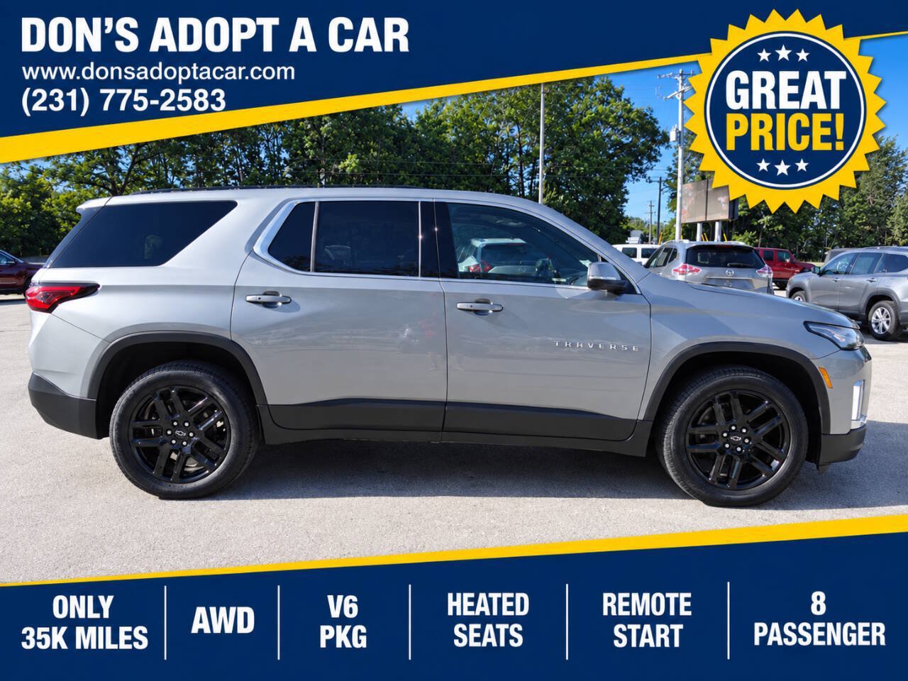 Used 2023 Chevrolet Traverse AWD LS w/ Safety Package