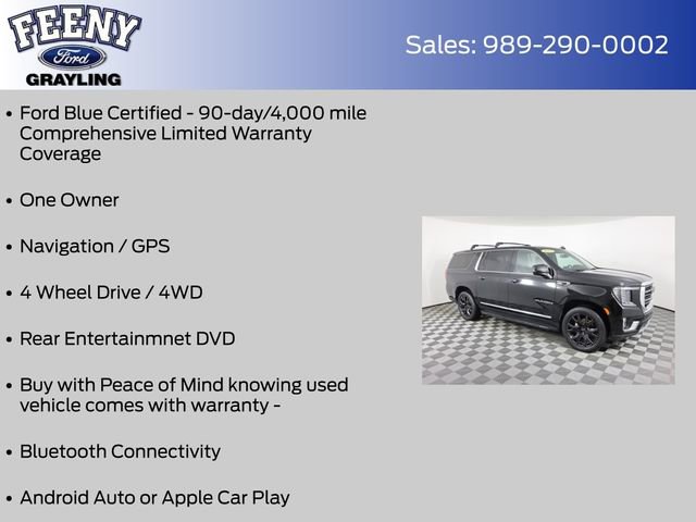 Used 2021 GMC Yukon XL SLT w/ SLT Premium Package image 4